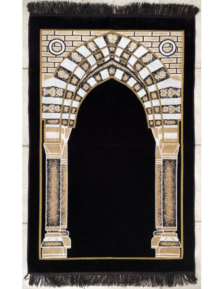 Tapis Velours Intérieur de Médine (haute qualité) Or/Noir