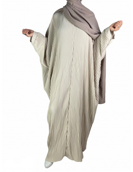 Abaya farasha plissée