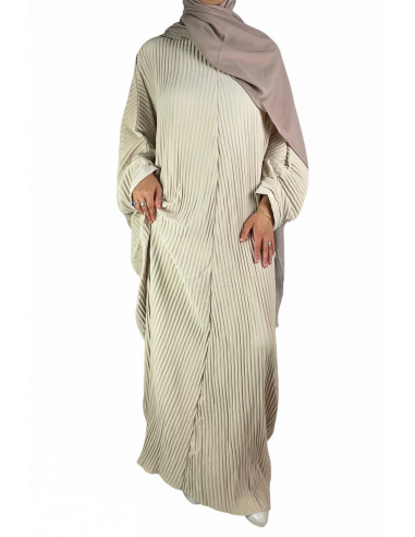 Abaya farasha plissée