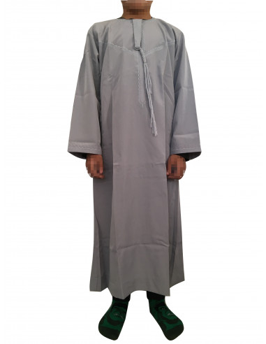 Qamis émiratie manches longues