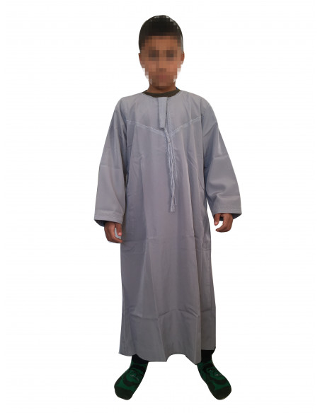 Qamis émiratie manches longues