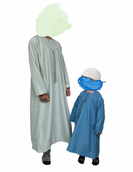 Qamis émiratie qualité premium (bébés et enfants)