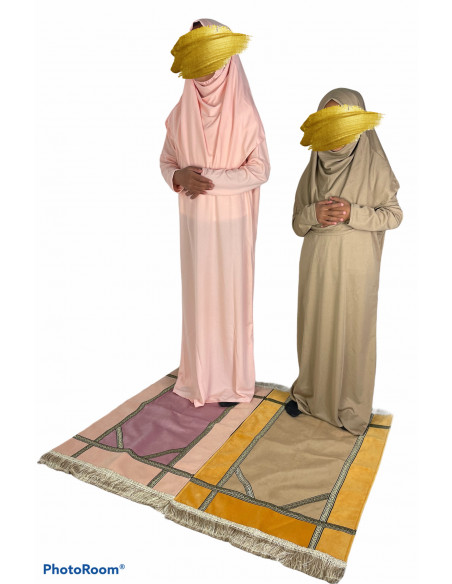 Robe de prière avec hijab intégré (fille)