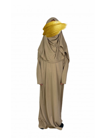 Robe de prière avec hijab intégré (fille)