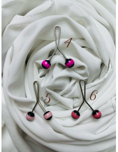 Clip cerise BI-COLOR 2