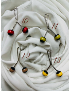 Clip cerise BI-COLOR 2