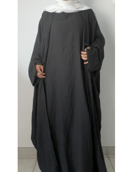 Abaya kimono LINA 2 pièces en lin