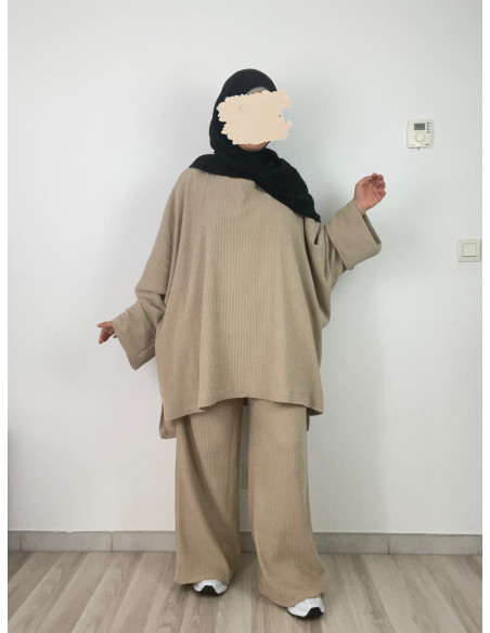 Ensemble oversize URBAN Velours